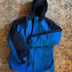 Lands End Boys Squall Waterproof Coat - SIZE XL (18-20)